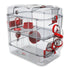 Zolux Rody 3 Duo Rodent Cage - Grenadine Red
