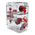 Zolux Rody 3 Trio Rodent Cage Grenadine - Red