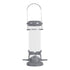 Zolux Wild Bird Plastic Silo Feeder 2 Perch - Grey