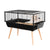 Zolux Neo Nigha Small Rodent Cage - Black - The Pets Club