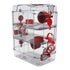 Zolux Rody 3 Trio Rodent Cage Grenadine - Red